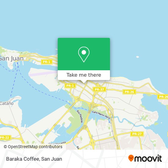 Baraka Coffee map