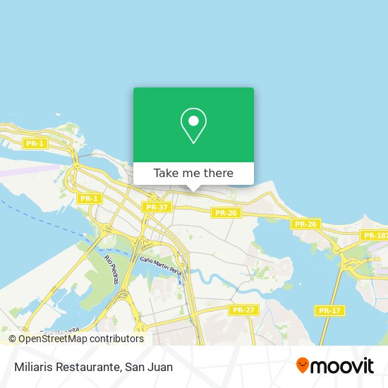 Miliaris Restaurante map