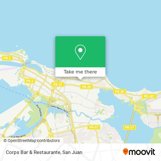 Corps Bar & Restaurante map