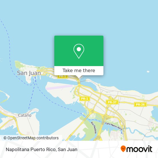 Napolitana Puerto Rico map