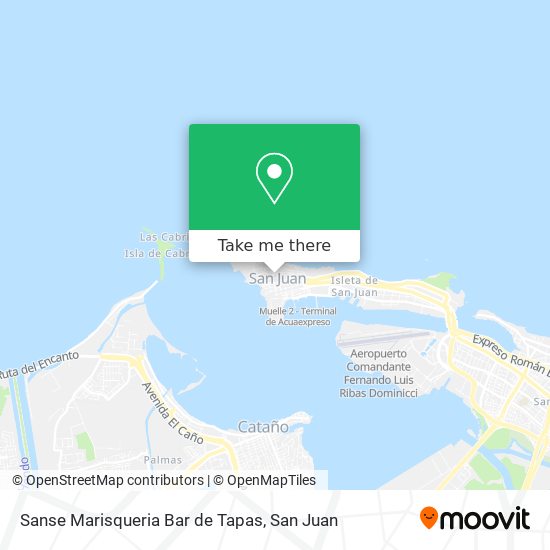 Sanse Marisqueria Bar de Tapas map