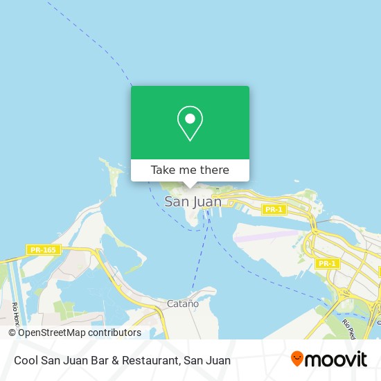 Cool San Juan Bar & Restaurant map