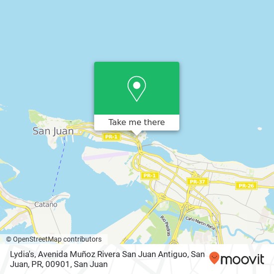 Lydia's, Avenida Muñoz Rivera San Juan Antiguo, San Juan, PR, 00901 map