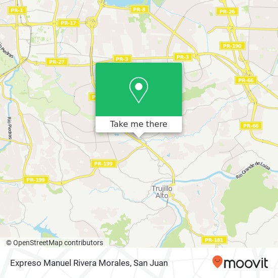 Expreso Manuel Rivera Morales map