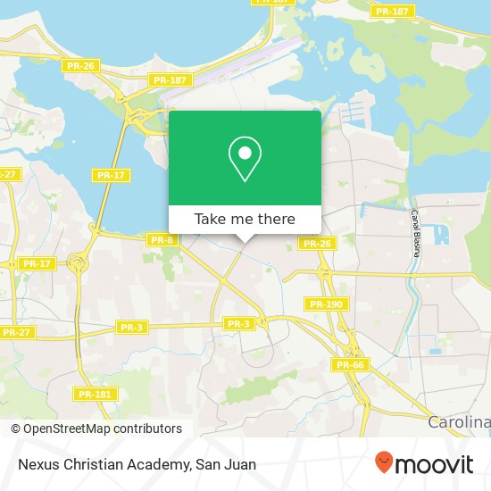 Nexus Christian Academy map