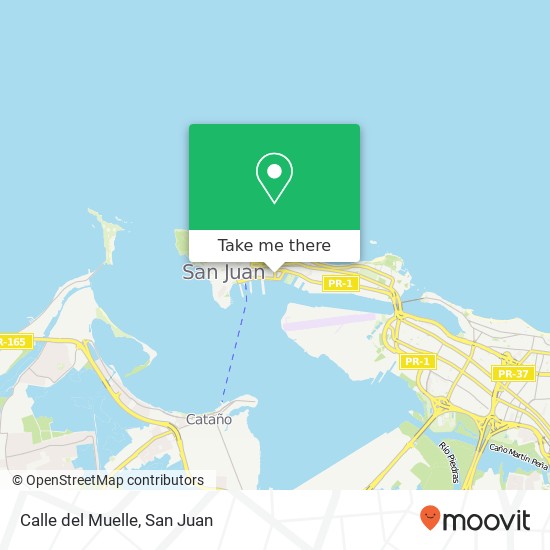 Mapa de Calle del Muelle