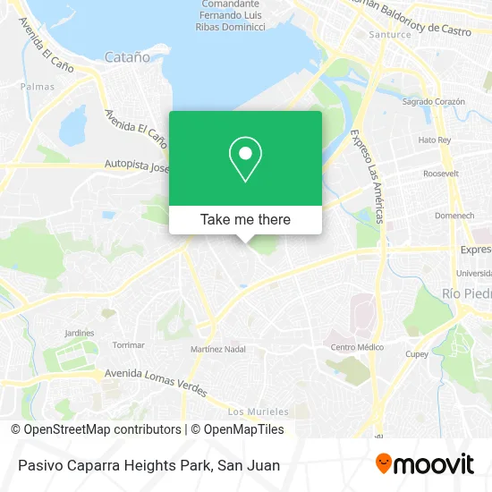 Mapa de Pasivo Caparra Heights Park
