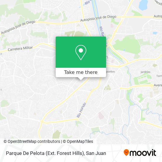Parque De Pelota (Ext. Forest Hills) map