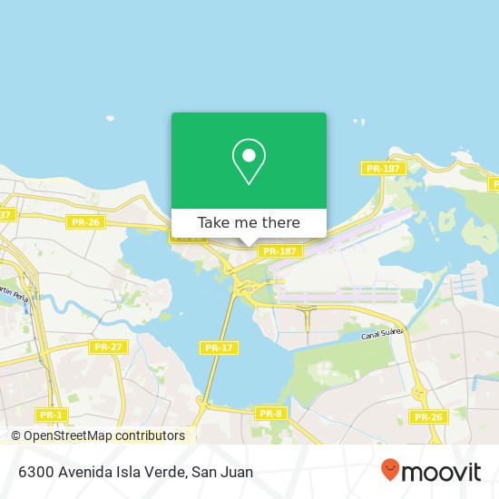 6300 Avenida Isla Verde map