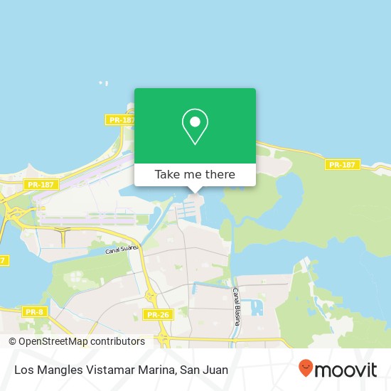 Los Mangles Vistamar Marina map