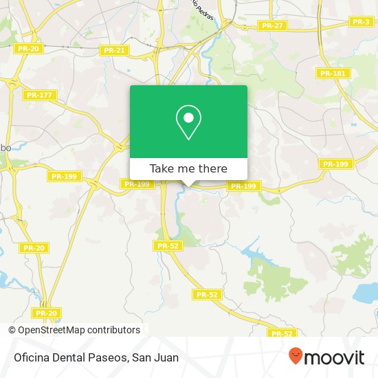 Oficina Dental Paseos map