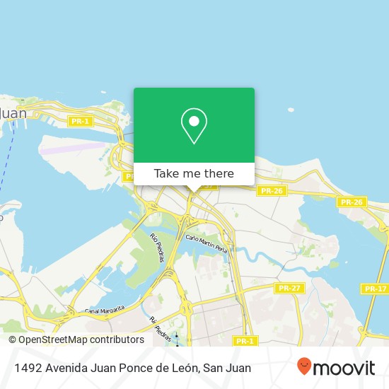 1492 Avenida Juan Ponce de León map
