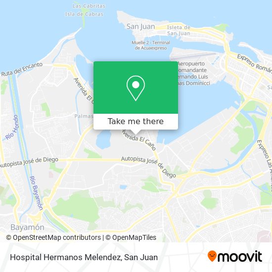 Hospital Hermanos Melendez map