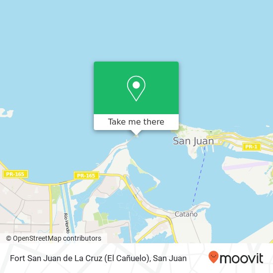 Mapa de Fort San Juan de La Cruz (El Cañuelo)