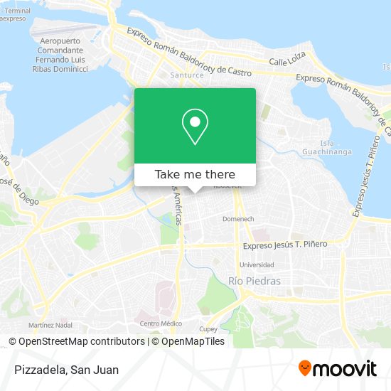 Pizzadela map