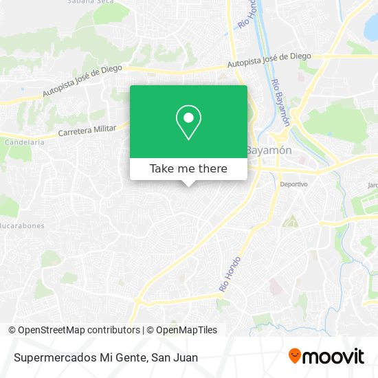Supermercados Mi Gente map
