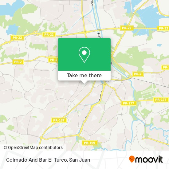 Colmado And Bar El Turco map