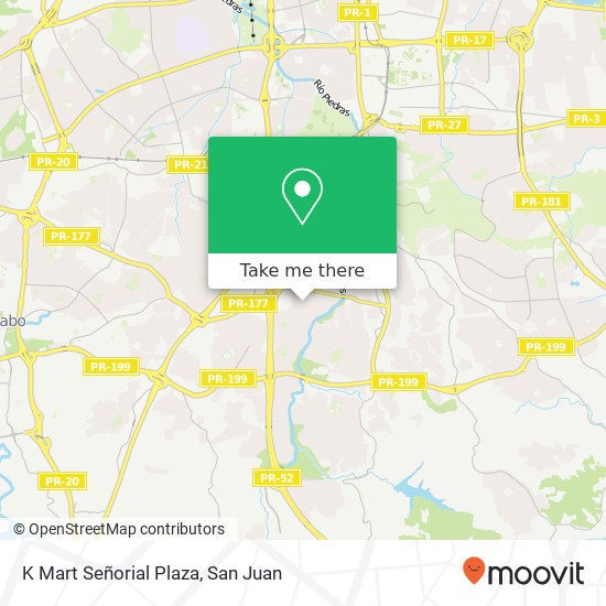K Mart Señorial Plaza map