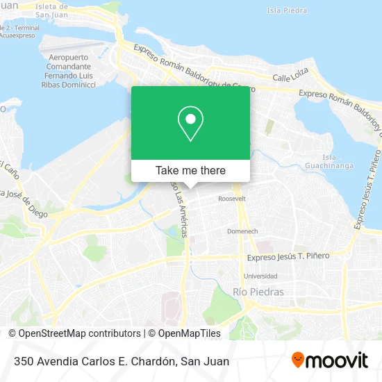 350 Avendia Carlos E. Chardón map