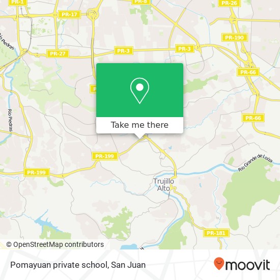 Pomayuan private school map