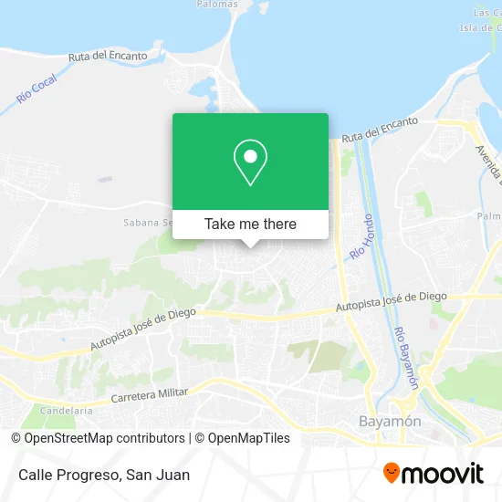Mapa de Calle Progreso