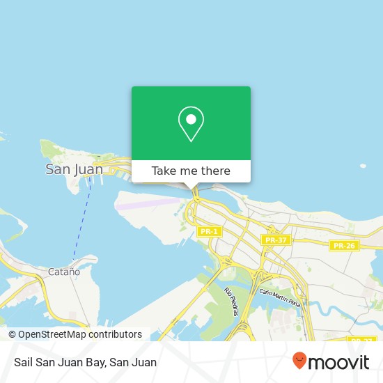 Mapa de Sail San Juan Bay