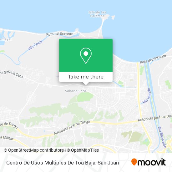 Centro De Usos Multiples De Toa Baja map