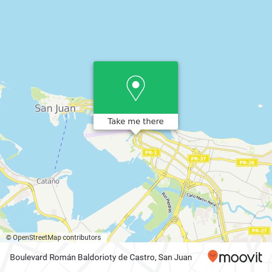 Boulevard Román Baldorioty de Castro map