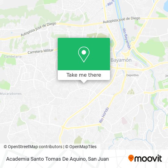 Mapa de Academia Santo Tomas De Aquino