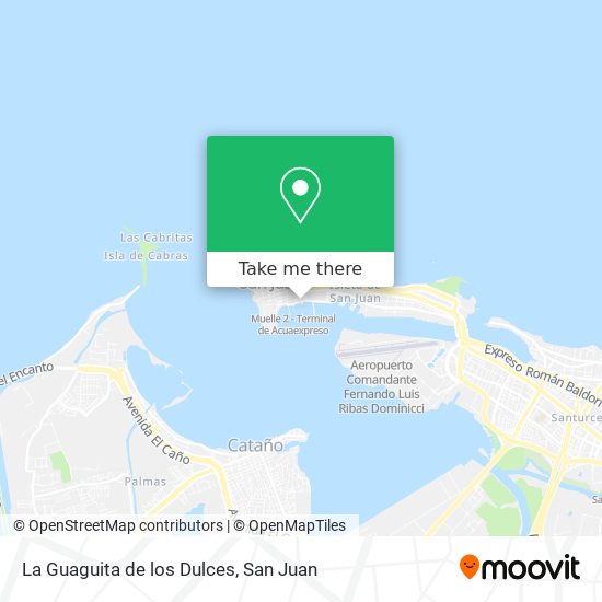 La Guaguita de los Dulces map