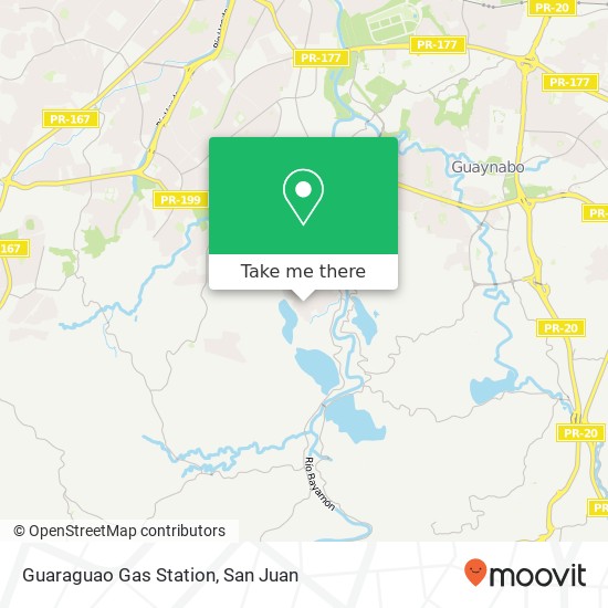 Guaraguao Gas Station map
