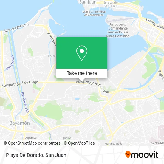 Playa De Dorado map