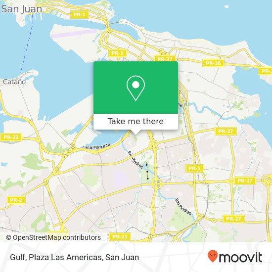 Gulf, Plaza Las Americas map