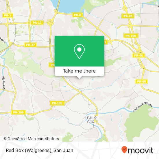 Red Box (Walgreens) map