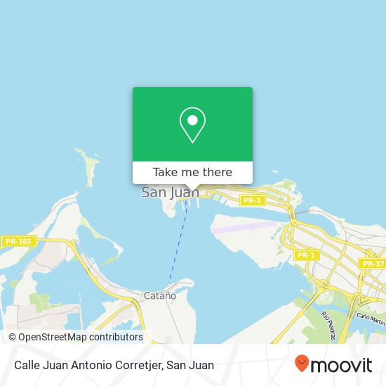 Calle Juan Antonio Corretjer map