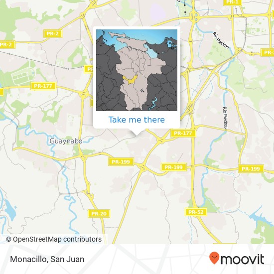 Monacillo map