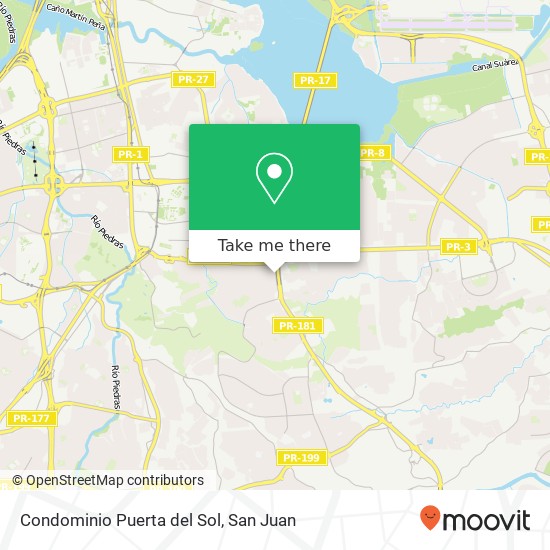 Condominio Puerta del Sol map
