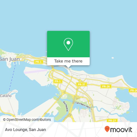 Avo Lounge map