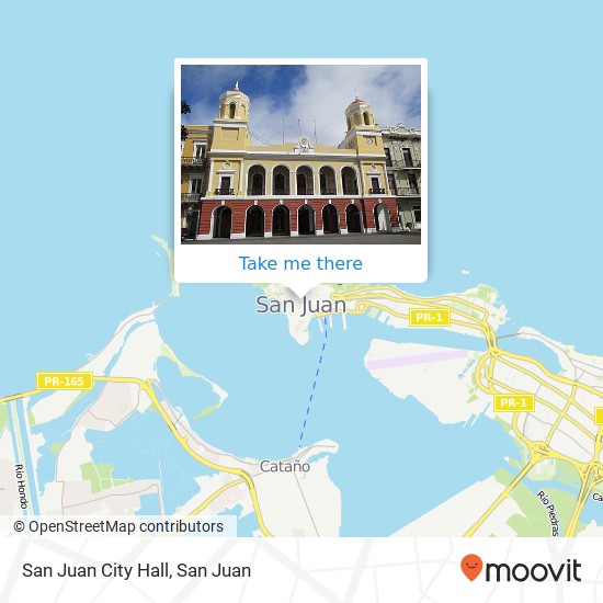 San Juan City Hall map