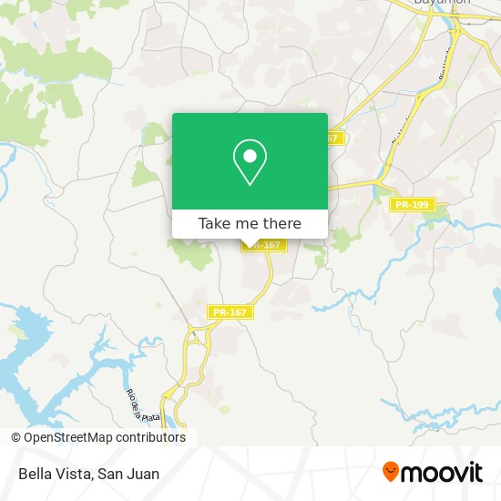 Bella Vista map