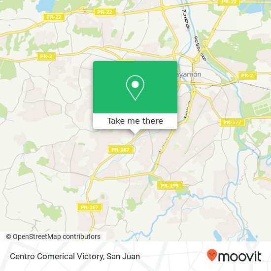 Centro Comerical Victory map