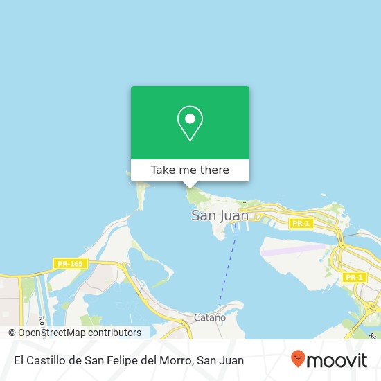El Castillo de San Felipe del Morro map