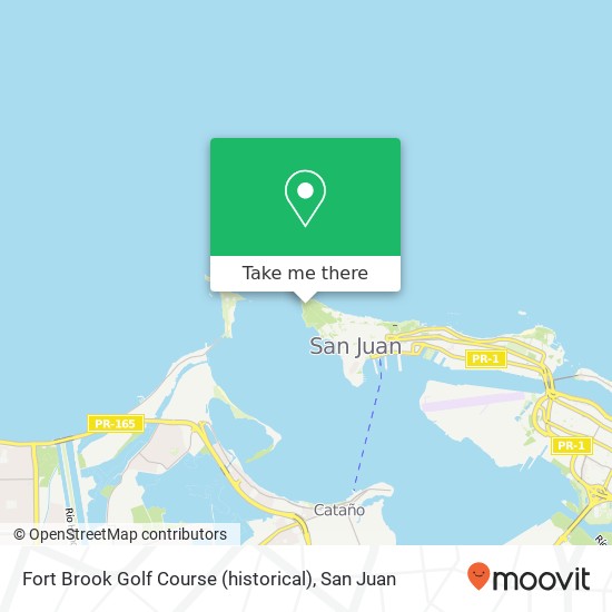 Fort Brook Golf Course (historical) map
