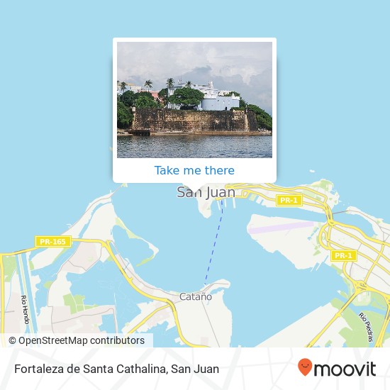 Fortaleza de Santa Cathalina map