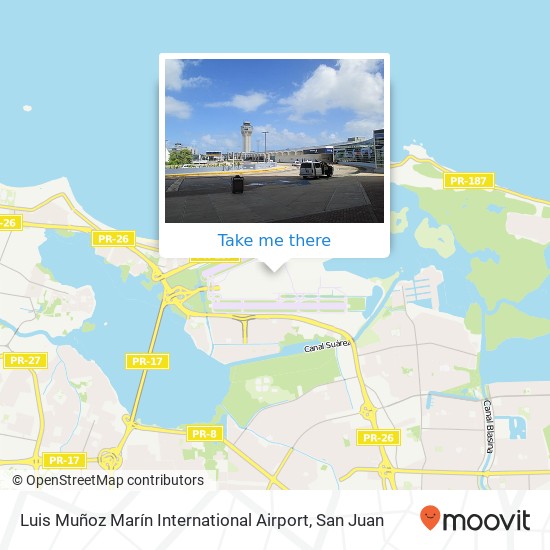 Mapa de Luis Muñoz Marín International Airport