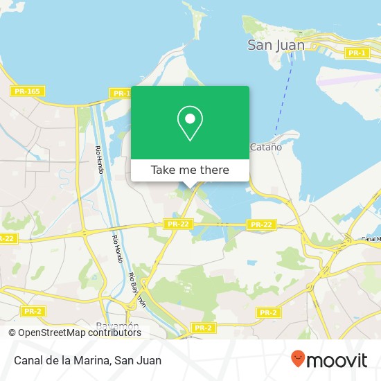 Canal de la Marina map