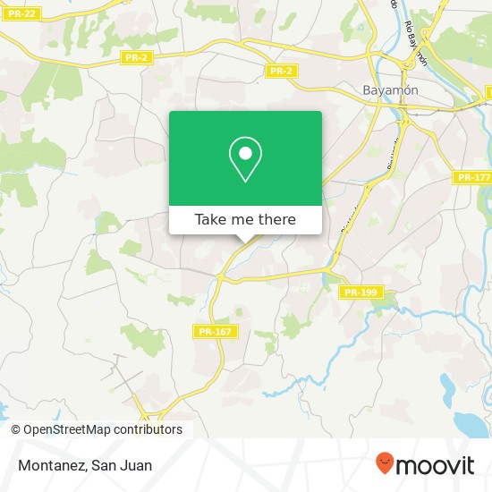 Montanez map
