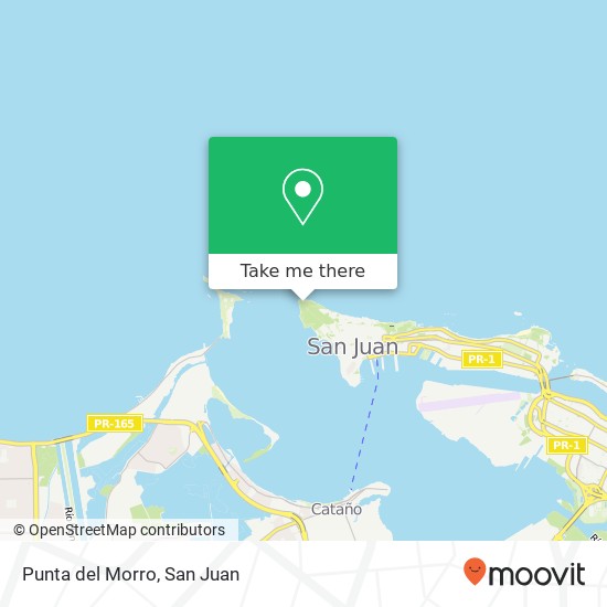 Punta del Morro map