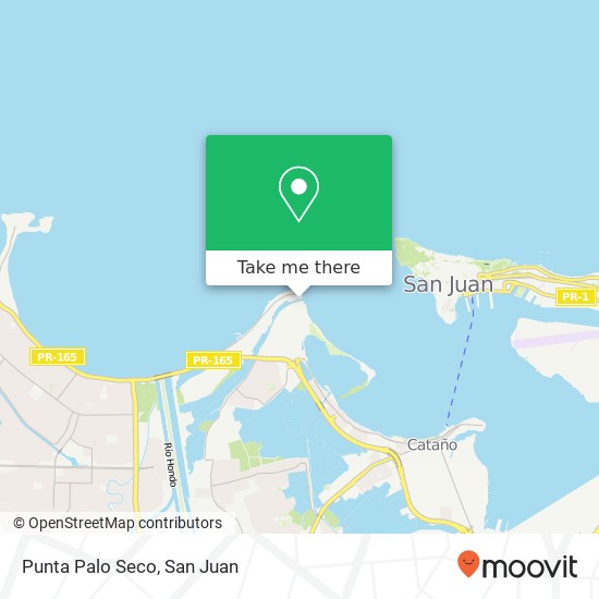 Punta Palo Seco map