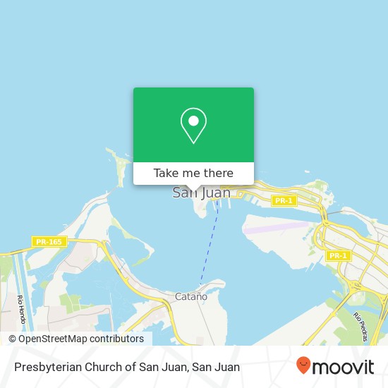 Presbyterian Church of San Juan map